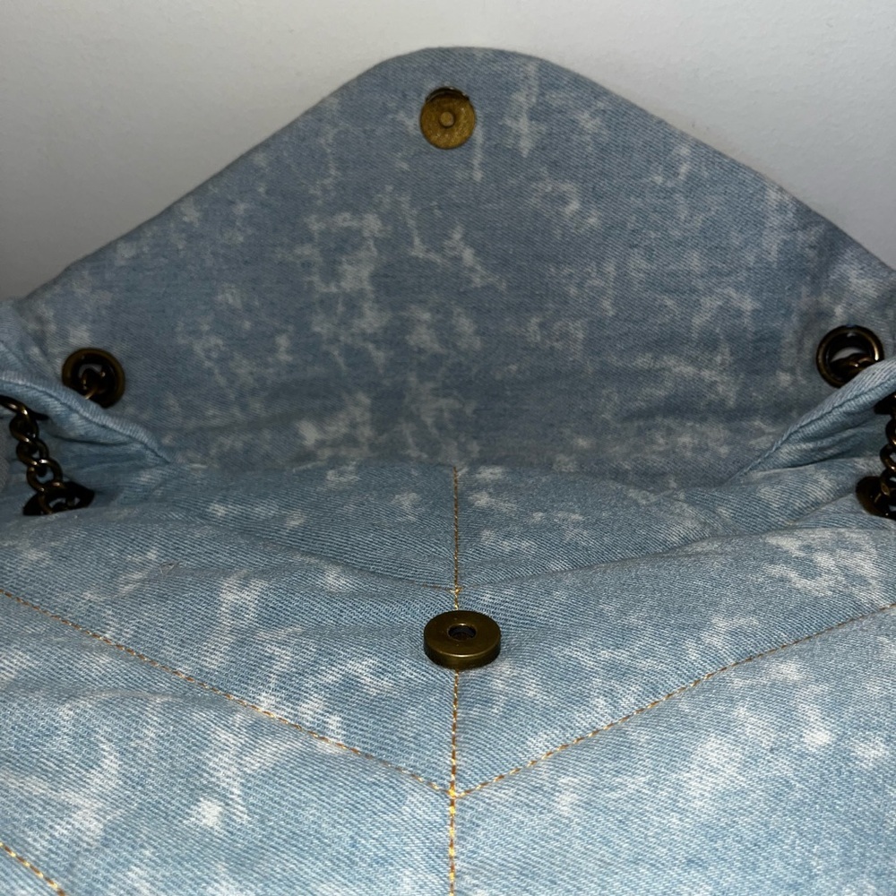 Steve Madden Denim Shoulder Bag - Picture 7 of 8
